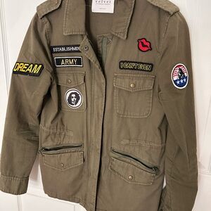 VELVET ARMY STYLE JACKET